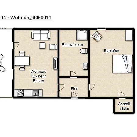 Apartament Kirchstr 11 11 Borkum